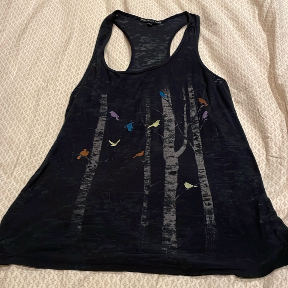 Black s truly madly deeply summer top with birds